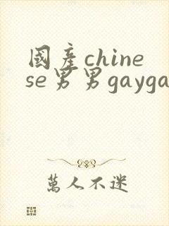 国产chinese男男gaygayxnxx
