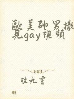欧美帅男撒尿可见gay视频封面