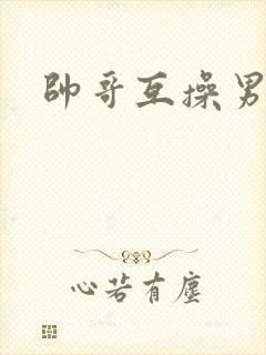 帅哥互操男同
