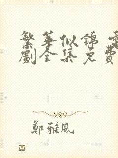 繁华似锦 电视剧全集免费