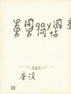 男同gay国产男男网站封面