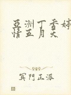 亚洲丁香婷婷激情五月天封面