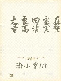 大象回家在线观看高清完整版免费