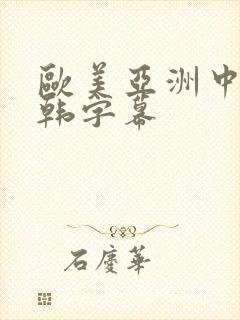 欧美亚洲中文日韩字幕