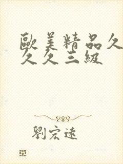 欧美精品久久久久久三级
