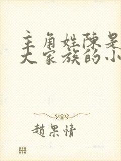 主角姓陈是京城大家族的小说
