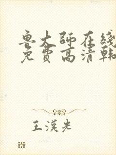 鲁大师在线观看免费高清韩剧