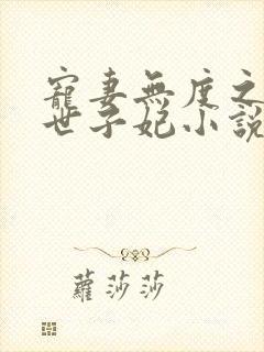 宠妻无度之腹黑世子妃小说免费