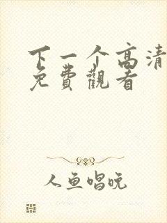 下一个高清电影免费观看