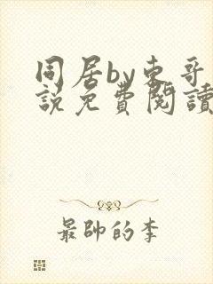 同居by东哥小说免费阅读全文无弹窗