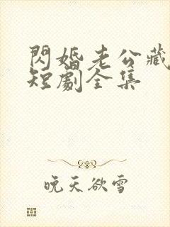 闪婚老公藏不住短剧全集