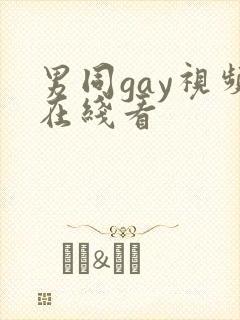 男同gay视频在线看