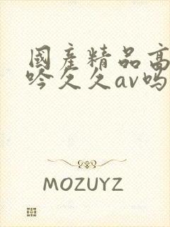 国产精品高潮呻吟久久av吗