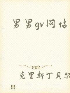 男男gv网站