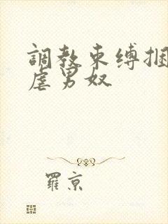 调教束缚捆绑私虐男奴封面