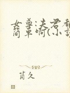 女尊:夫君都不简单啊(小说)