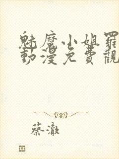 魅魔小姐罗曼史动漫免费观看全集