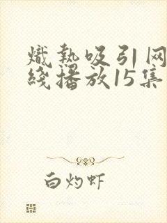 炽热吸引网剧在线播放15集免费观看封面