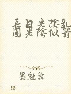长日光阴乱作一团光阴似箭时渺渺笔趣封面