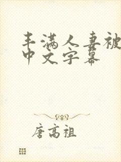 丰满人妻被中出中文字幕封面