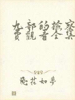 九部的检察官免费观看全集