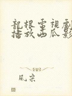 龙根电视剧免费播放西瓜影院