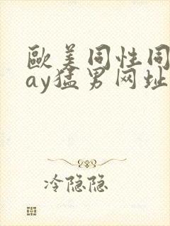 欧美同性同志gay猛男网址