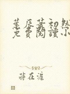 叶辰萧初然全文免费阅读小说封面