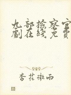 九部检察官电视剧在线免费封面