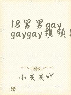 18男男gaygaygay视频网站