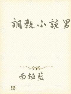 调教小说男男h封面
