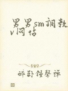 男男sm调教gv网站