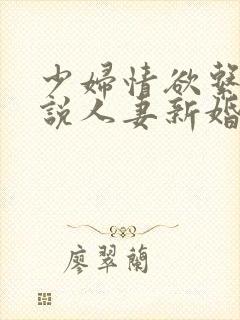 少妇情欲系列小说人妻新婚