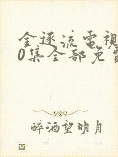 金逐流电视剧40集全部免费封面