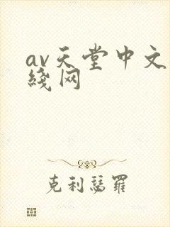 av天堂中文在线网