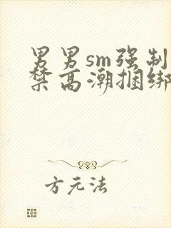 男男sm强制失禁高潮捆绑h