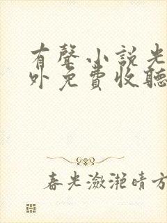 有声小说光阴之外免费收听