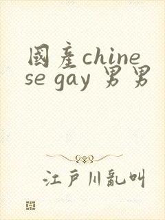 国产chinese gay 男男封面