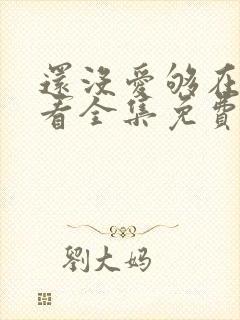 还没爱够在线观看全集免费播放