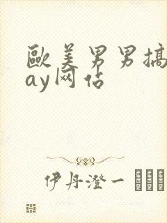 欧美男男搞基gay网站