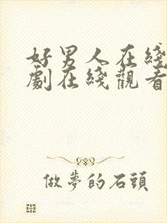 好男人在线电视剧在线观看免费高清