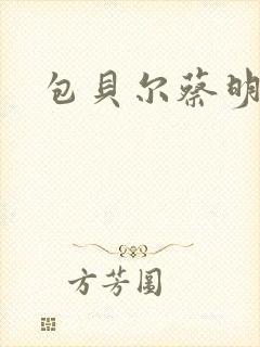 包贝尔蔡明封面