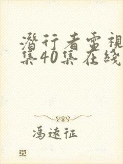 潜行者电视剧全集40集在线观看封面
