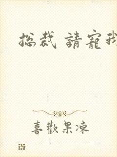 总裁 请宠我