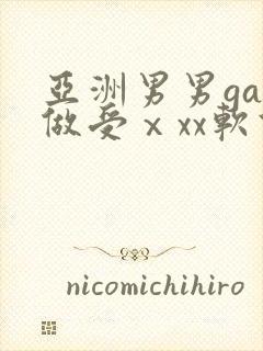 亚洲男男gay做受ⅹxx软件