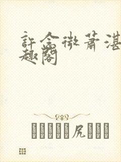 许念微萧湛明笔趣阁