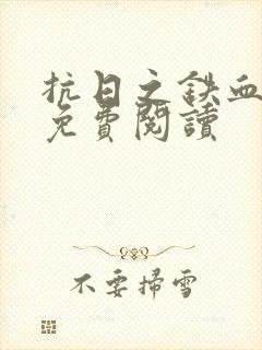 抗日之铁血战魂免费阅读
