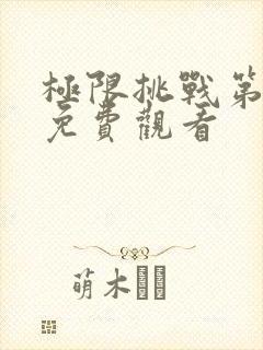 极限挑战第4季免费观看