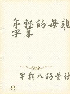 年轻的母亲中午字幕封面