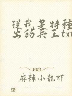 从我是特种兵走出的兵王txt